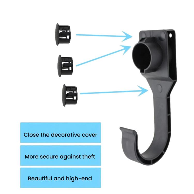 For J1772 US Standard Charging Head Holder, EV Charging Cable Bracket