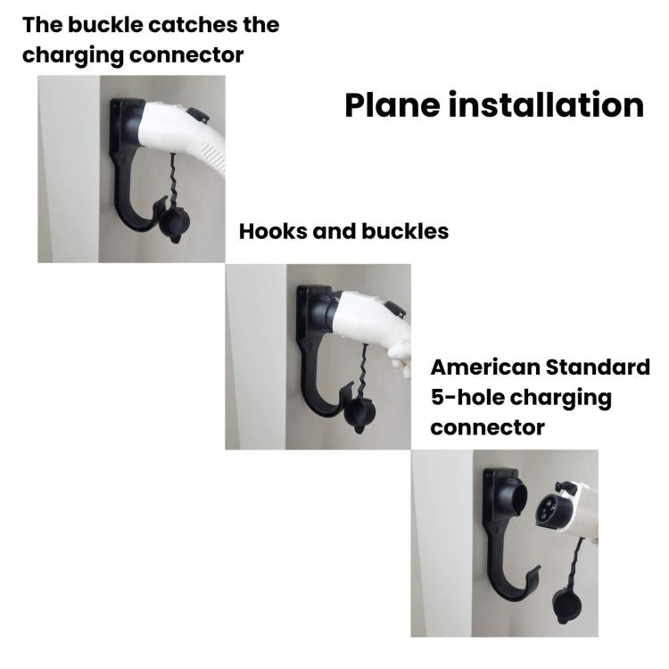 For J1772 US Standard Charging Head Holder, EV Charging Cable Bracket