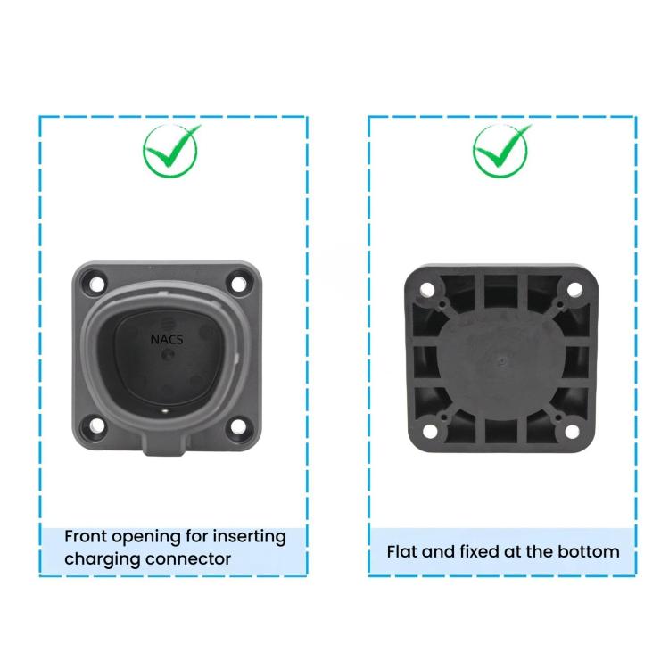 For Tesla NACS EV Charger Wall-Mounted Charging Connector Dock