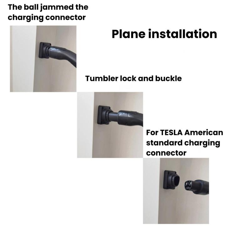 For Tesla NACS EV Charger Wall-Mounted Charging Connector Dock