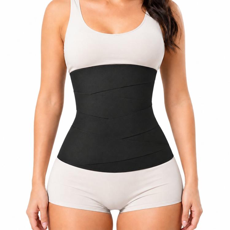 Women Shapewear Wrapping Belt Tummy Control Elastic Band, Length: 6M