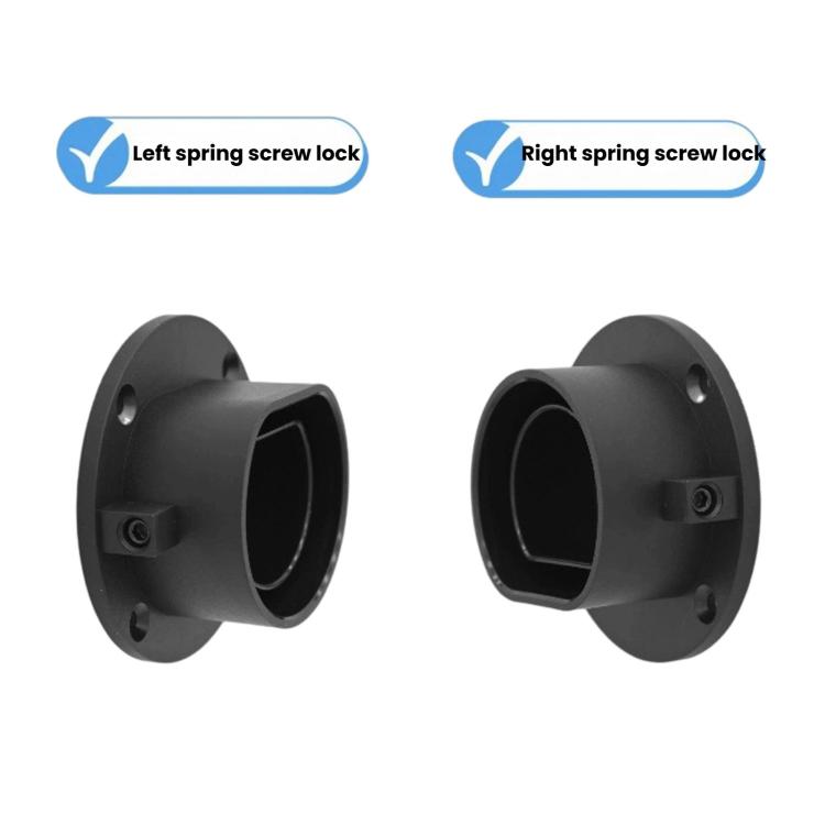 For EU Type 2 EV Charging Pile Round Empty Charging Connector Dock Bracket