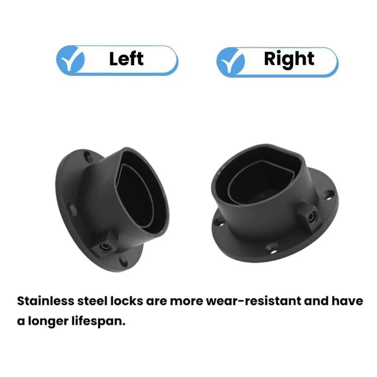 For EU Type 2 EV Charging Pile Round Empty Charging Connector Dock Bracket