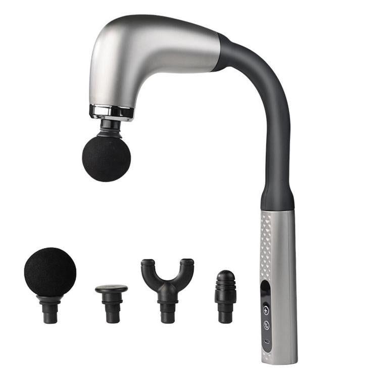 Bent-Head Multi-Functional Electric Massager For Cervical Spine Relaxation
