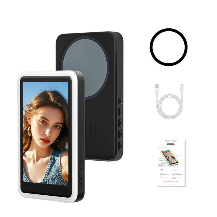 Smartphone Rear Wireless Screen Mirroring Device With Fill Light Outdoor Bluetooth Magnetic Selfie Display