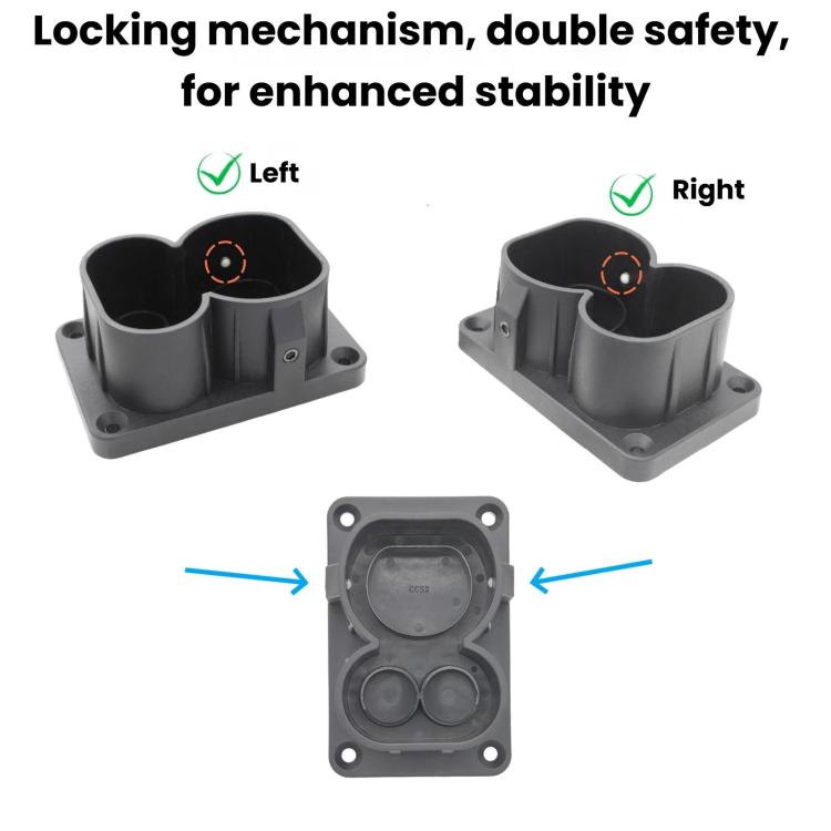 For EU CCS2 DC EV Charging Connector Bracket