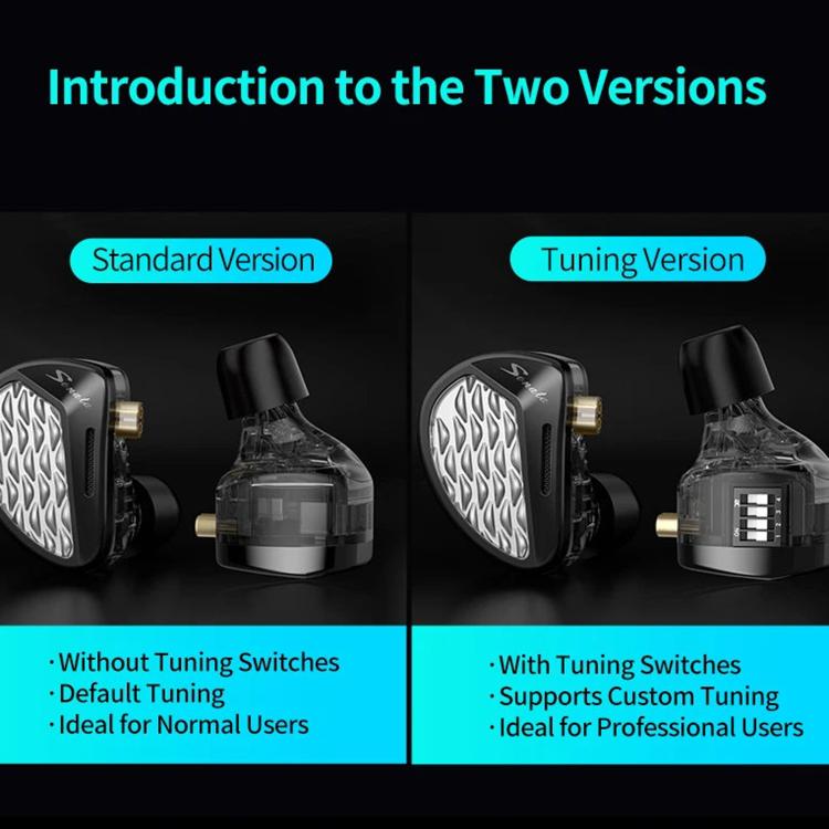 KZ Sonata Balanced Armature In-Ear Hi-Fi Music 1.2m Wired Earphones, Spec: Standard