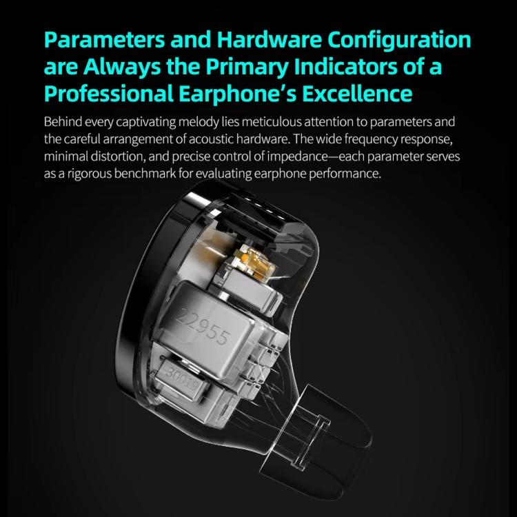 KZ Sonata Balanced Armature In-Ear Hi-Fi Music 1.2m Wired Earphones, Spec: Standard