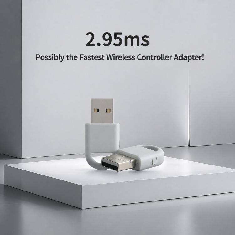 GuliKit Hyperlink Gen 2 Wireless Controller Adapter Low Latency Bluetooth Receiver up to 750Hz Polling Rate for PC Windows, Nintendo Switch, Switch 2, Steam Deck