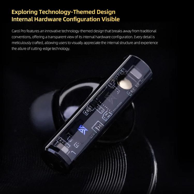 KZ-Carol Pro ANC Noise Reduction Bluetooth Earphones - Black