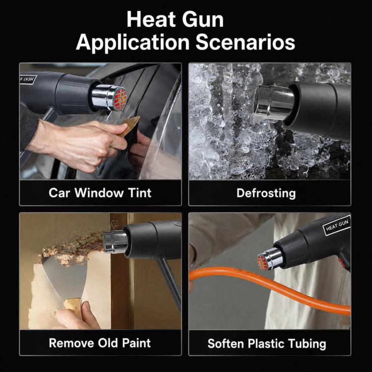 2000W Electric Heated Car Window Tinting Heat Gun - EU Plug