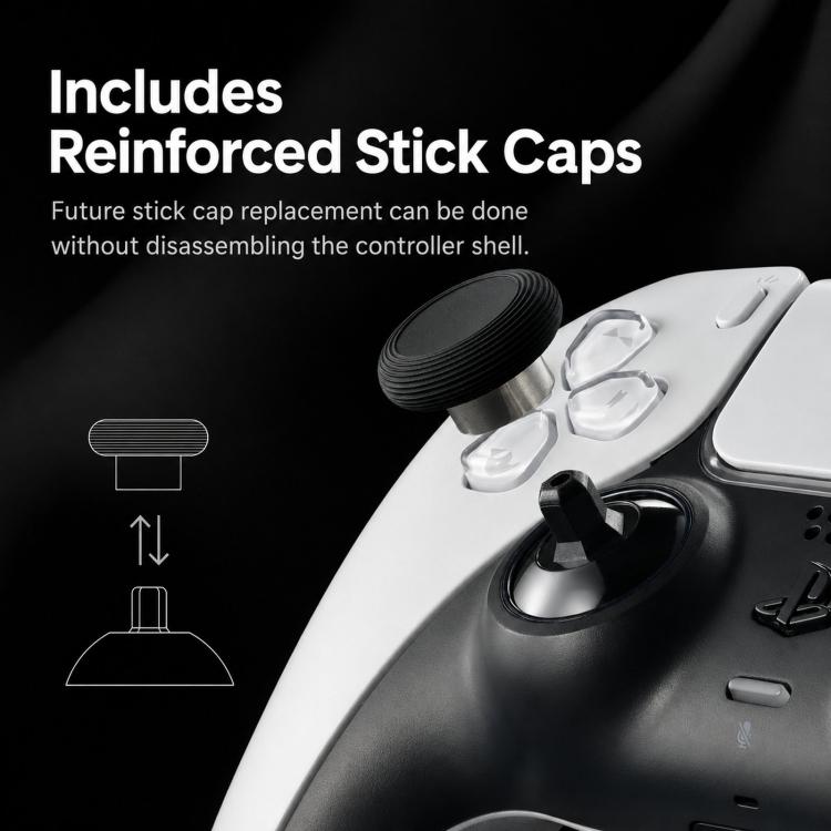 GuliKit TMR Electromagnetic Joystick Replacement For PS4 Controller