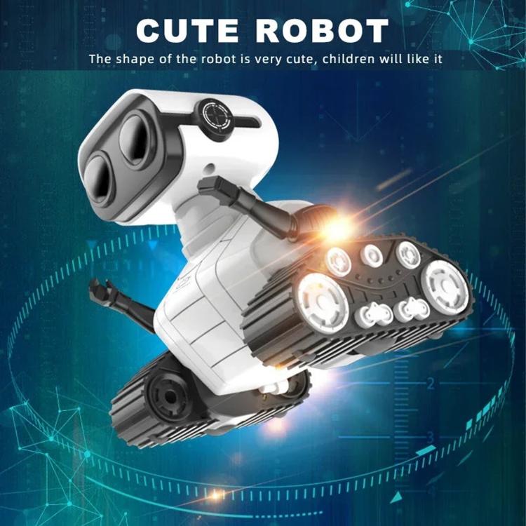 Remote-Controlled Robot Children Electric Toy Rechargeable High-Capacity Long-Lasting Educational Toy - White