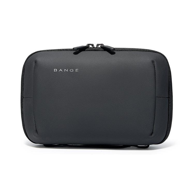 BANGE BG-7885 Digital Accessories Organizer Bag Multi-Compartment Card Slots Portable Waterproof Travel Bag - Black