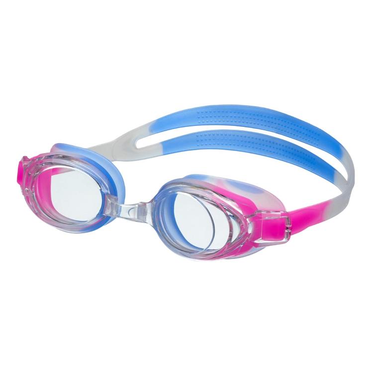 JAZERO Anti-Fog Clear Lens Swimming Goggles, Silicone Flat Lens Swim Glasses For Adults & Kids