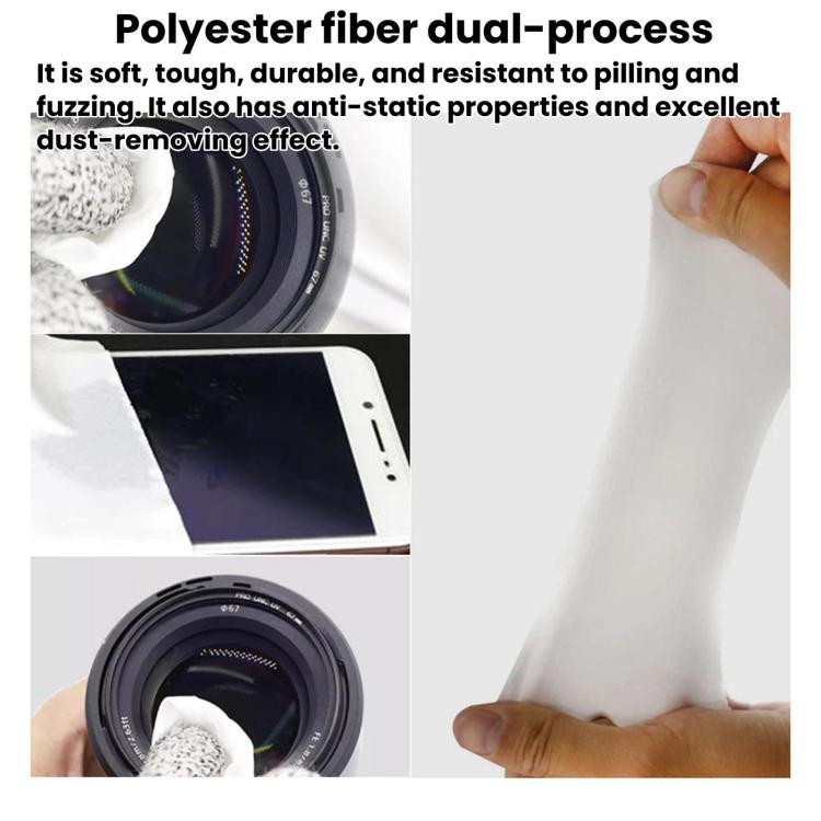 MECHANIC HK4090 Microfiber Lint-Free Cloth For Screen & Lens Cleaning, Industrial Dust Wiping Cloth, Spec: 4 inch 100pcs