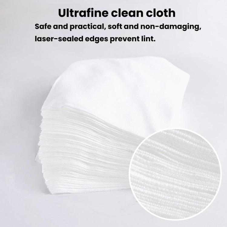 MECHANIC HK4090 Microfiber Lint-Free Cloth For Screen & Lens Cleaning, Industrial Dust Wiping Cloth, Spec: 6 inch 100pcs