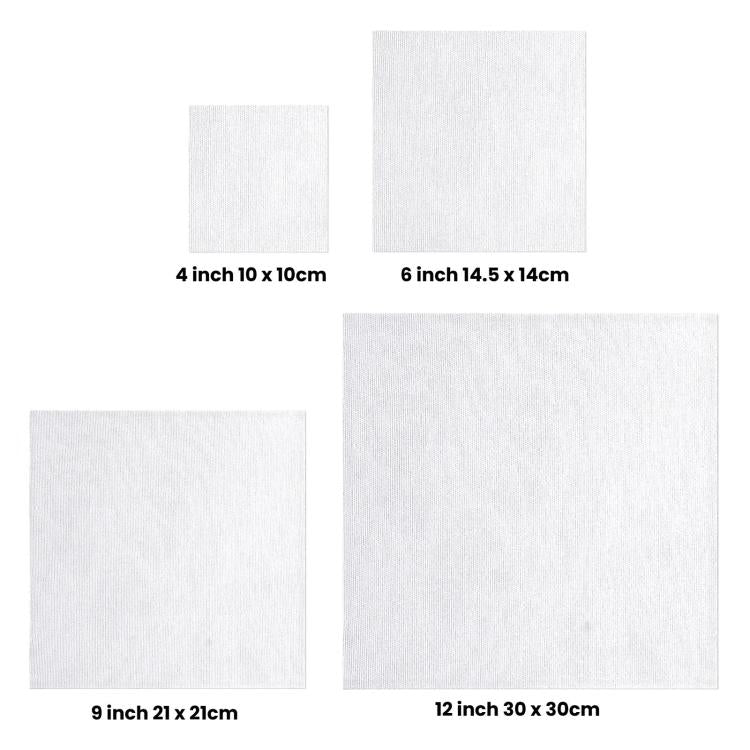 MECHANIC HK4090 Microfiber Lint-Free Cloth For Screen & Lens Cleaning, Industrial Dust Wiping Cloth, Spec: 4 inch 100pcs