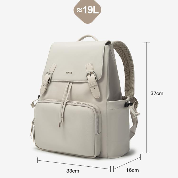 BANGE BG-501 Women Casual Business Travel Drawstring Backpack Minimalist Large-Capacity School Bag