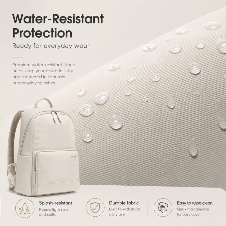 BANGE BG-505 Women Minimalist Commuter Waterproof Laptop Bag Large-Capacity Casual Travel Backpack
