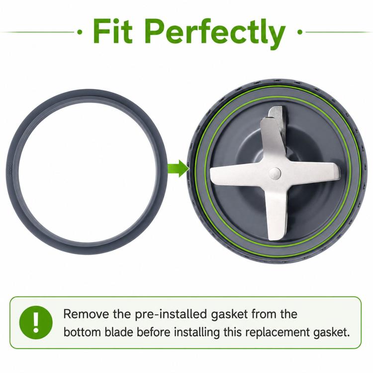 4-In-1 Replacement Parts Set For NutriBullet 600W & Pro 900W Accessory Kit With 32 Oz Large Cup, Extractor Blade And 2 Silicone Gaskets