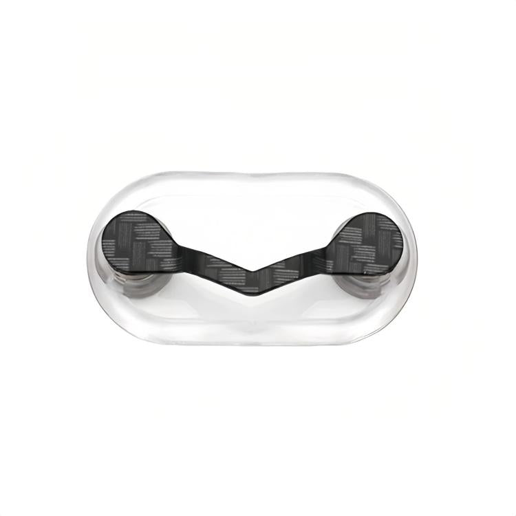 Magnetic Glasses Holder Magnetic Brooch Number Plate Headset Glasses Clip, Color: 001 Carbon Fiber Texture