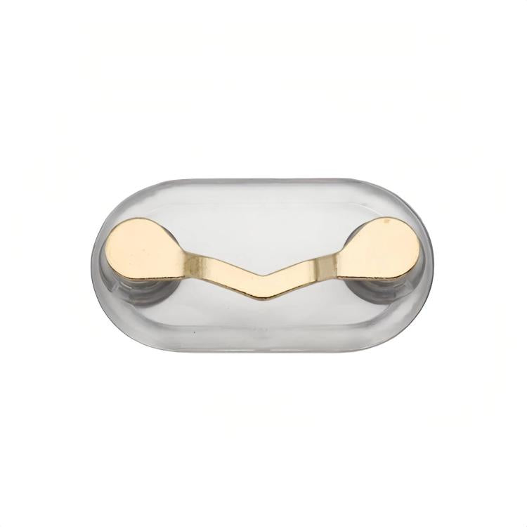 Magnetic Glasses Holder Magnetic Brooch Number Plate Headset Glasses Clip, Color: Gold