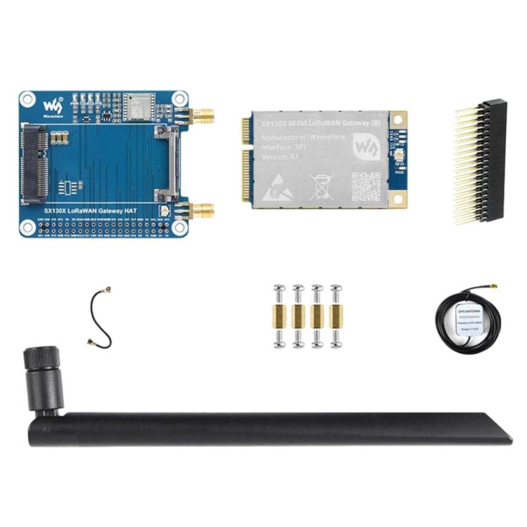 Waveshare For Raspberry Pi LoRaWAN Gateway Module Standard Mini-PCIe Socket