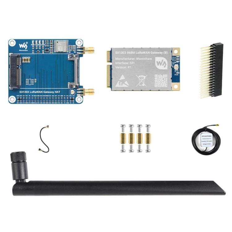 Waveshare For Raspberry Pi LoRaWAN Gateway Module Standard Mini-PCIe Socket