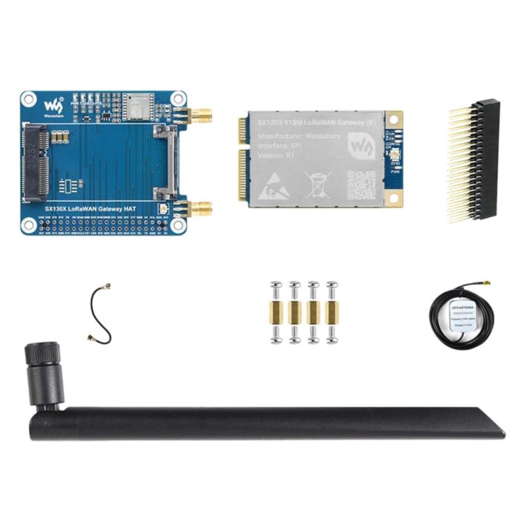 Waveshare For Raspberry Pi LoRaWAN Gateway Module Standard Mini-PCIe Socket