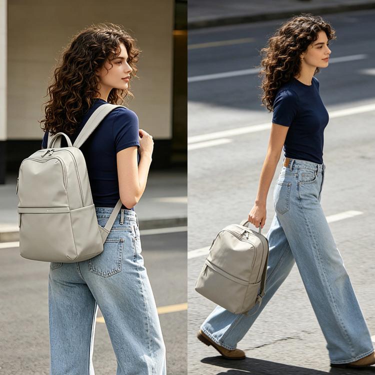 BANGE LY506 Waterproof Large-Capacity Women Backpack Minimalist Commuter Laptop Bag
