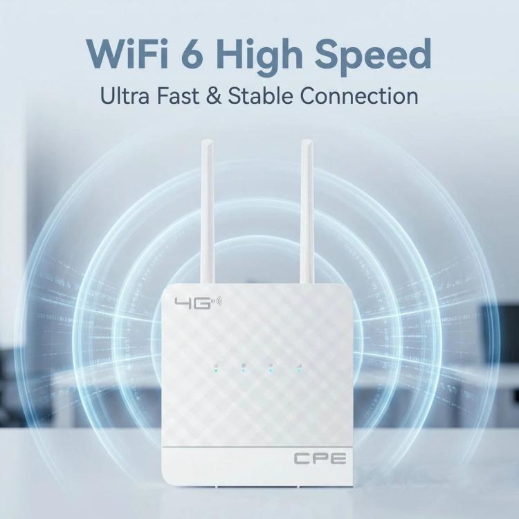 4G CPE WIFI Router Mobile Router With SIM Card Slot Wi-Fi 6 Hotspot