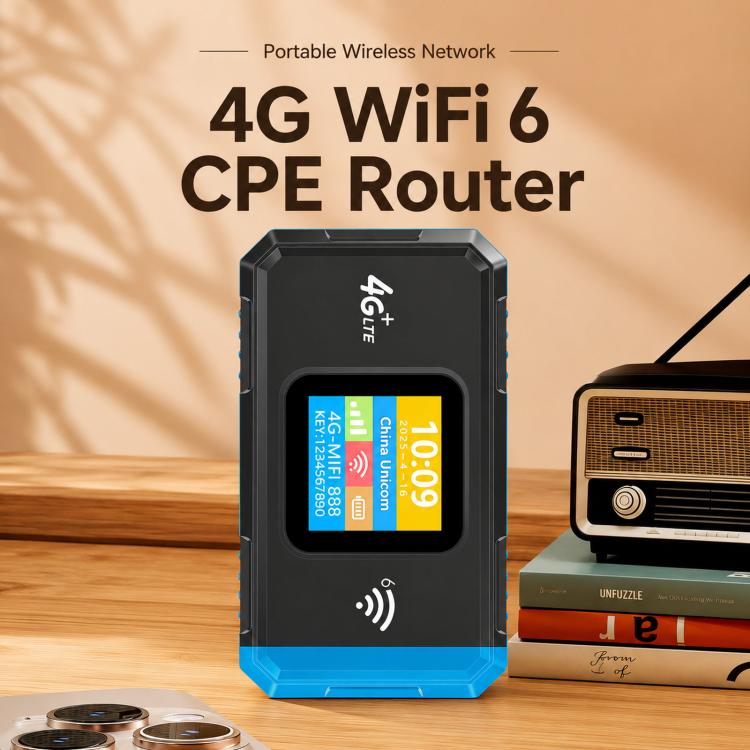 4G Wireless Hotspot LTE Wireless Type-C SIM Card Router - Blue