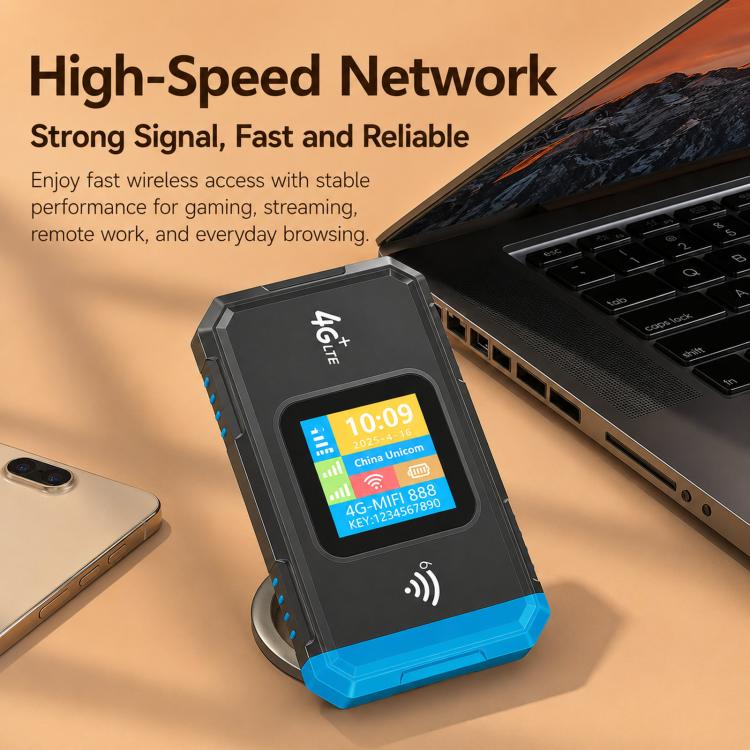 4G Wireless Hotspot LTE Wireless Type-C SIM Card Router - Blue