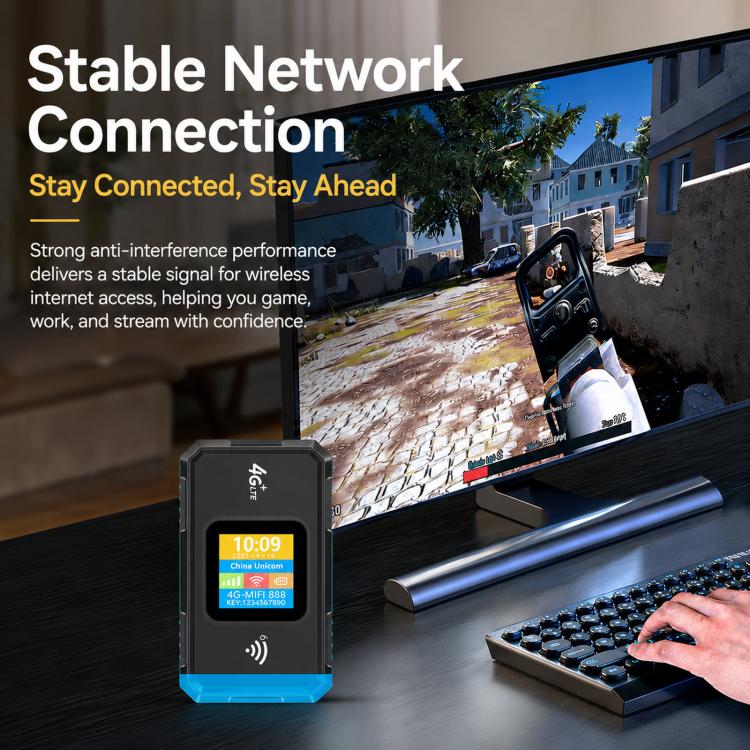 4G Wireless Hotspot LTE Wireless Type-C SIM Card Router - Blue
