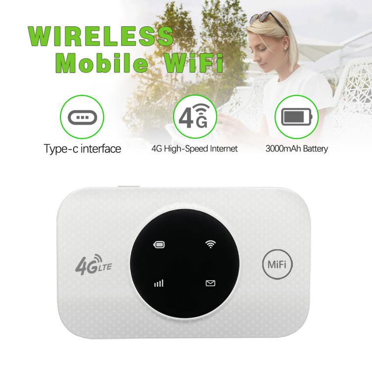 MF968-LED European / Asian / African 4G SIM Card LTE Wireless Router Portable Car WiFi Hotspot
