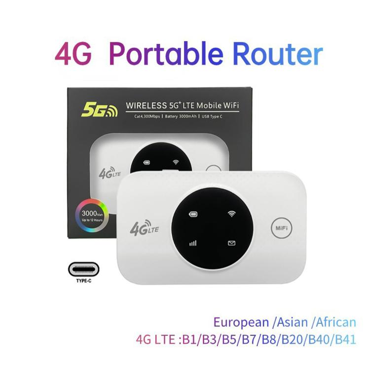 MF968-LED European / Asian / African 4G SIM Card LTE Wireless Router Portable Car WiFi Hotspot