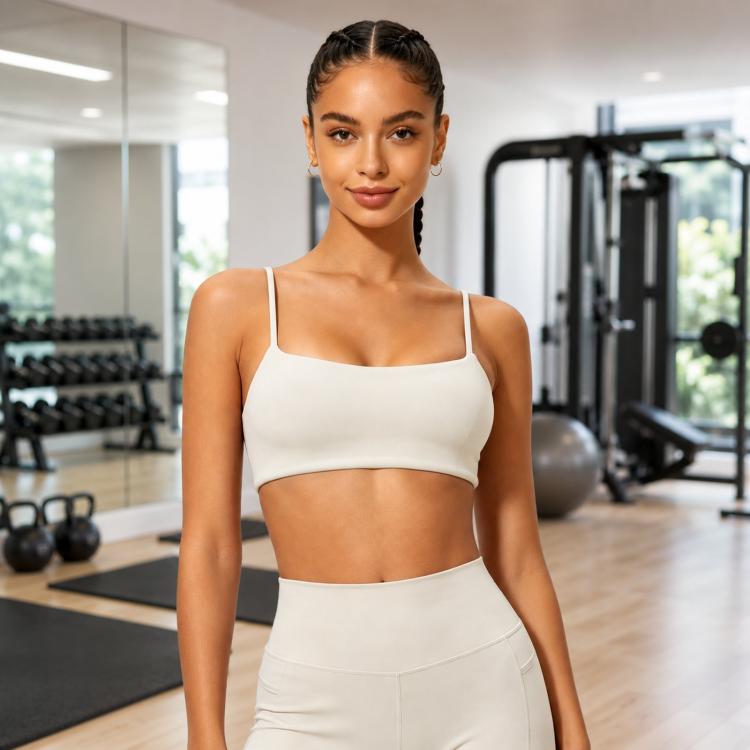 Quick-Dry Strap Yoga Top Women Backless Sports Bra & Fitness Top, Size: L