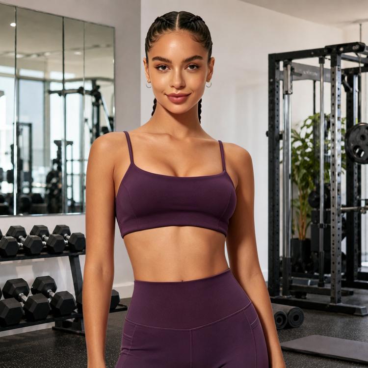 Quick-Dry Strap Yoga Top Women Backless Sports Bra & Fitness Top, Size: XL