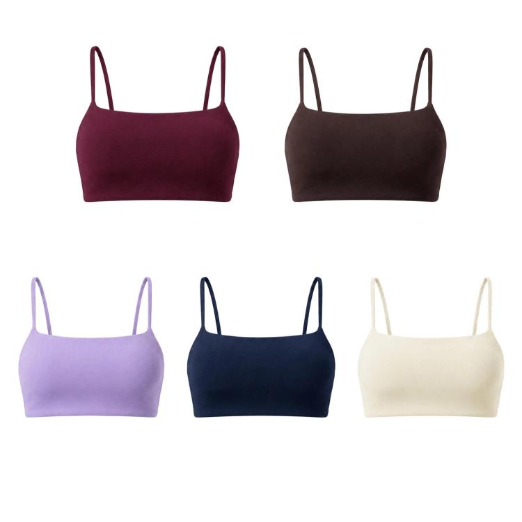 Quick-Dry Strap Yoga Top Women Backless Sports Bra & Fitness Top, Size: S