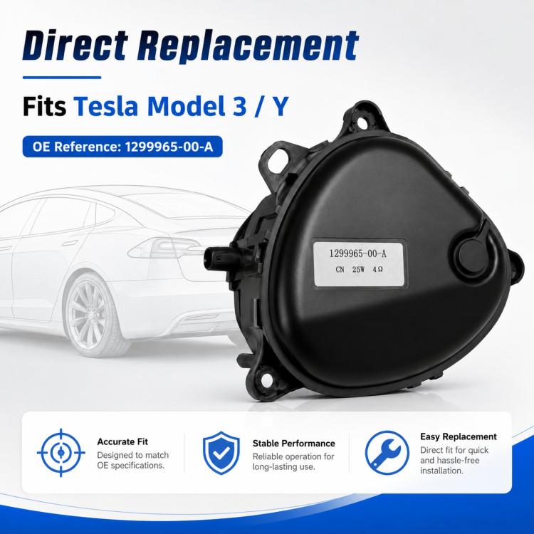 For 2017-2021 Tesla Model 3 / Y Pedestrian Warning Speaker Buzzer 1299965-00-A