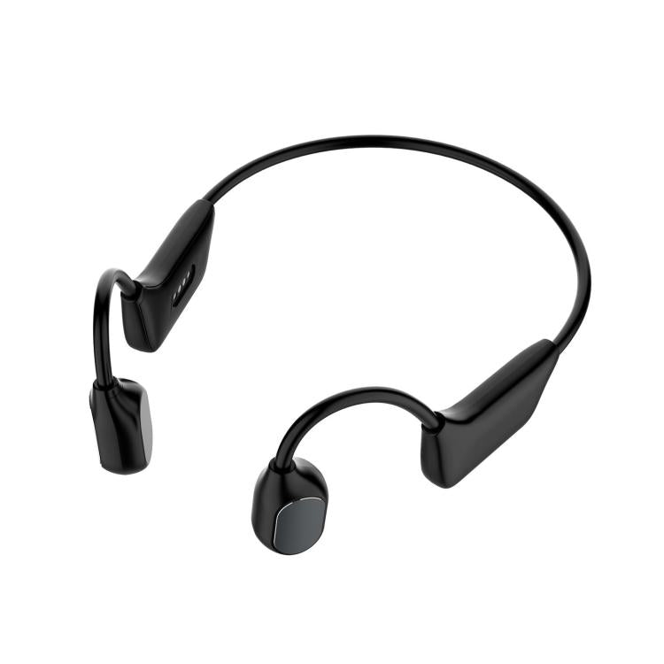 Noise Reduction HD Bone Conduction Hearing Aid Earphones Open-Ear Wireless Bluetooth Headphones - Black