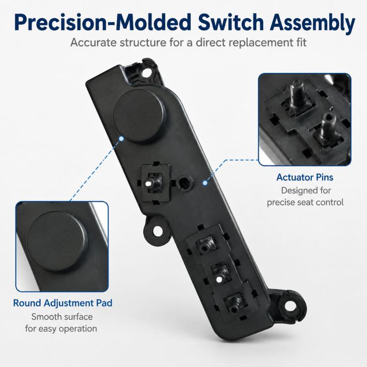 For 2021-2023 Tesla Model 3 / Y Seat Adjustment Switch Assembly 1098529-00-F / 1098530-00-F
