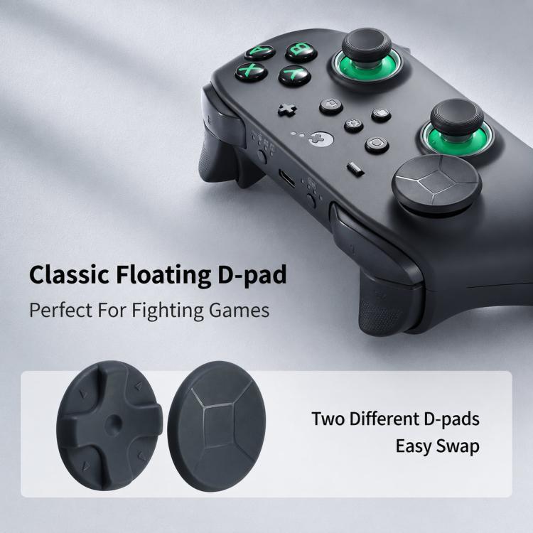 GuliKit TT MAX Wireless Controller with 720-degree Adjustable TMR Joysticks, Magnetic Levitation Motor Gamepad for Switch/Switch 2, PC & iOS