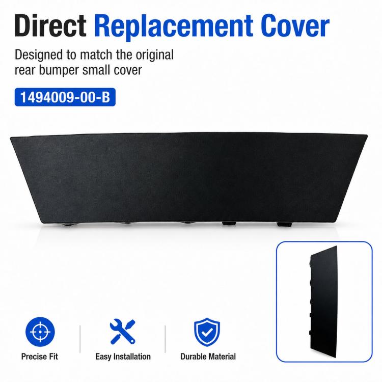 For 2020-2024 Tesla Model Y Rear Bumper Cover 1494009-00-B