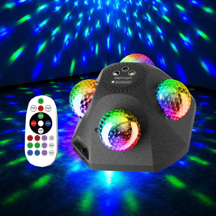 EMS-54 LED Laser Party Atmosphere Light, Stage Strobe Light For Festival & Entertainment UK Plug