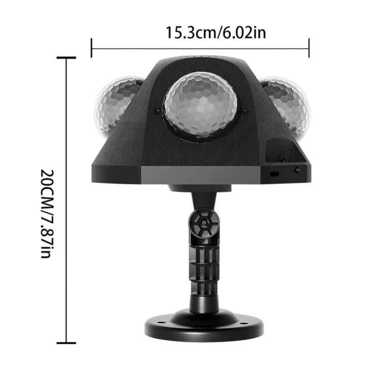 EMS-54 LED Laser Party Atmosphere Light, Stage Strobe Light For Festival & Entertainment EU Plug