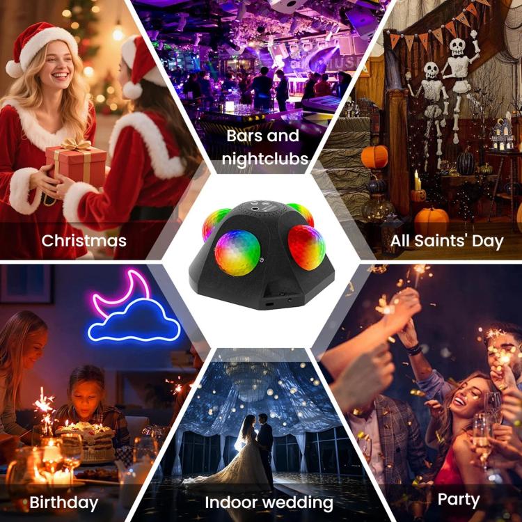 EMS-54 LED Laser Party Atmosphere Light, Stage Strobe Light For Festival & Entertainment AU Plug