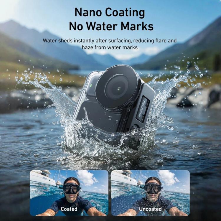 TELESIN 60m Waterproof Case for DJI Osmo Nano IPX8 Under-Water Dive Housing Anti-Fog Action Camera Protection Cover - Transparent