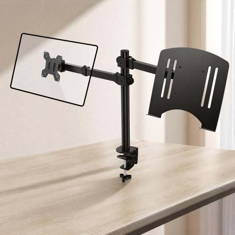 10-32 Inch Desktop Monitor Cantilever Lifting And Rotating Tray Stand - ZX-MT025S